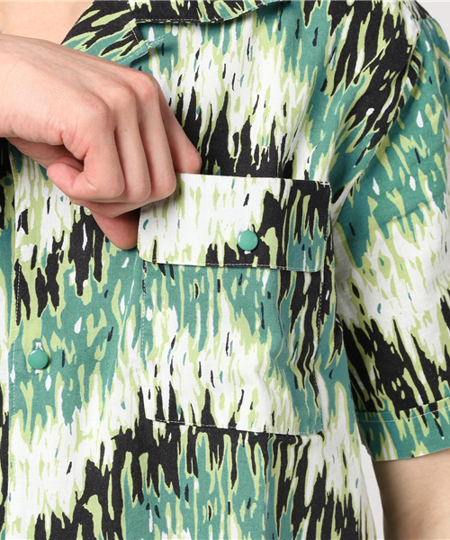 LEVI'S VINTAGE CLOTHING（リーバイスビンテージクロージング）の「LEVI'S(R) VINTAGE CLOTHING 半袖シャツ グリーンマルチ SPREAD COLLAR SHIRT GREEN HAZE MULTI PAT（シャツ/ブラウス・メンズ・マルチ・MEDIUM/LARGE）」の7枚目の写真