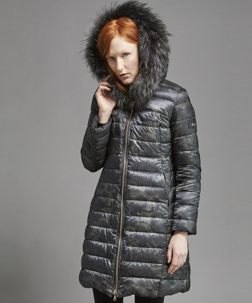 TATRAS【タトラス】PALLIDA カモフラ柄リバーシブルダウンコート