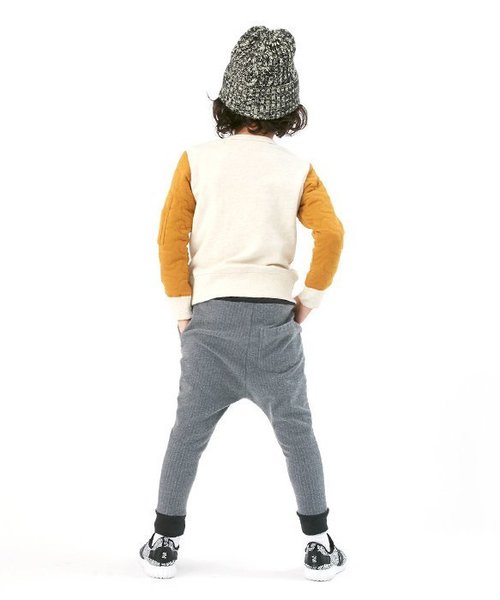 F.O.KIDS（エフオーキッズ）の「2柄サルエルタックパンツ 9分丈（その他パンツ・キッズ・グレー/グリーン・90/100/110/120/80/130/95/140）」の13枚目の写真