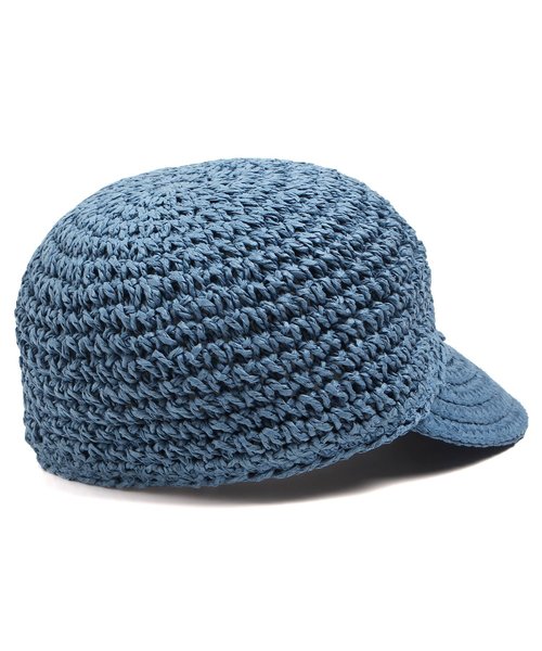 BREEZE（ブリーズ）の「ペーパーかぎ針キャップ（キャップ・キッズ・ベージュ/ブルー・50/54/56/48/52）」の4枚目の写真