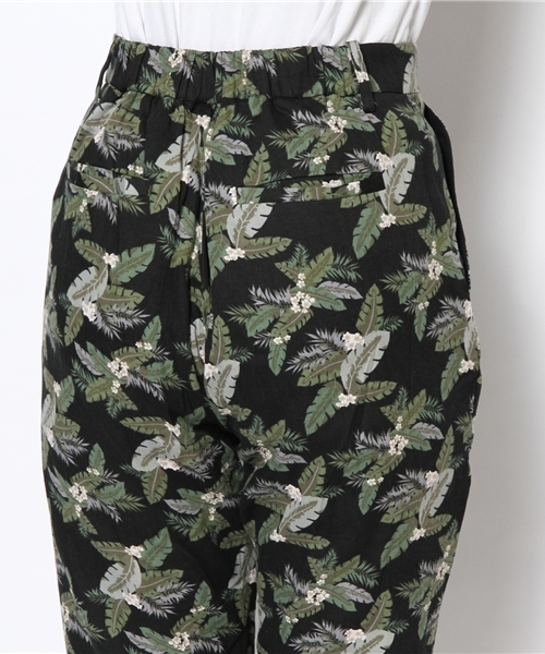 CIAOPANIC(チャオパニック)の「《WEB限定SALE価格》【Ciaopanic】アロハ葉っぱ柄タックPT(その他パンツ・レディース・オフホワイト/ブラック・FREE)」の7枚目の写真