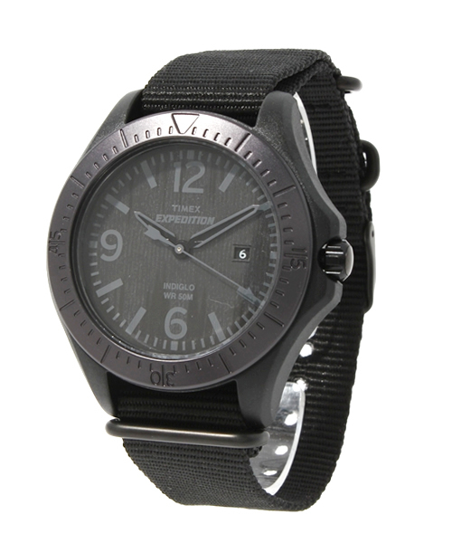 TIMEX（タイメックス）の「ALUMINUM CAMPER　Ｔ49932、Ｔ49933　【MENS】（アナログ腕時計・メンズ・アーミー/ブラック×パープル・FREE）」の2枚目の写真