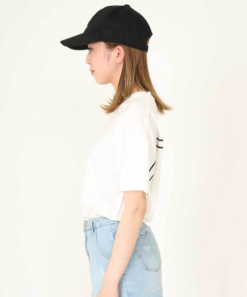 ENVYM（アンビー）の「pursue T-SH（Tシャツ/カットソー・レディース・ホワイト/ブラック/レッド/グリーン系カモフラージュ・FREE）」の9枚目の写真