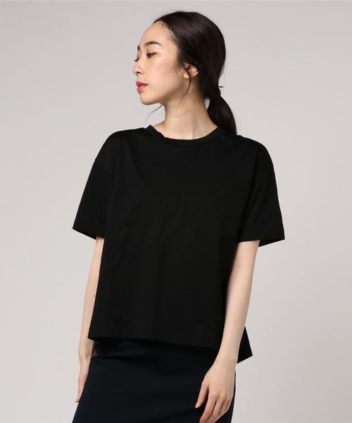 ESTNATION（エストネーション）の「ESTNATION バックタックカットソー（Tシャツ/カットソー・レディース・ホワイト/ブラック/キャメル・38）」の9枚目の写真