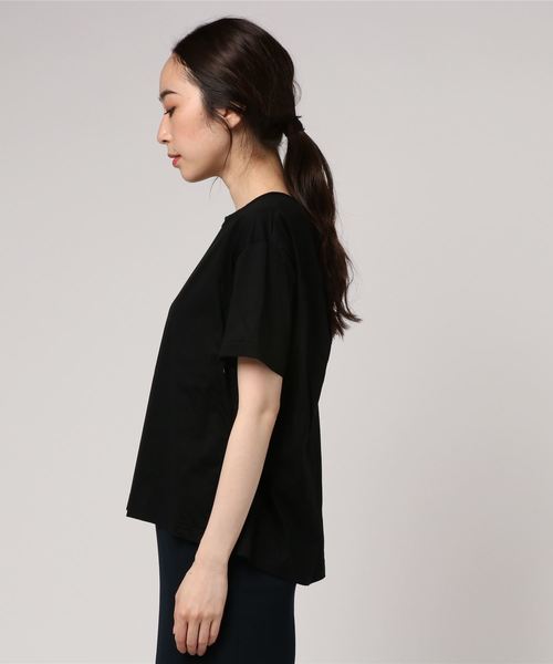 ESTNATION（エストネーション）の「ESTNATION バックタックカットソー（Tシャツ/カットソー・レディース・ホワイト/ブラック/キャメル・38）」の4枚目の写真