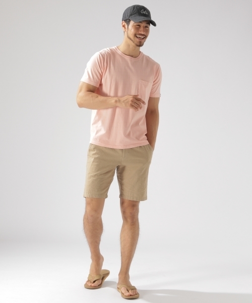 BAYFLOW（ベイフロー）の「BAYFLOW／ストレッチリネンショートパンツ 18SS（その他パンツ・メンズ・ベージュ/ネイビー/カーキ・SMALL/LARGE/MEDIUM）」の6枚目の写真