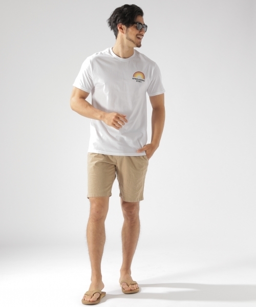 BAYFLOW（ベイフロー）の「BAYFLOW／ストレッチリネンショートパンツ 18SS（その他パンツ・メンズ・ベージュ/ネイビー/カーキ・SMALL/LARGE/MEDIUM）」の7枚目の写真