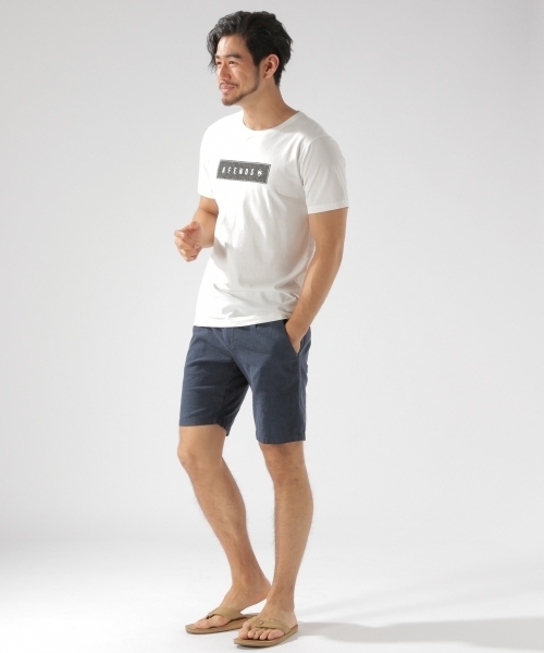 BAYFLOW（ベイフロー）の「BAYFLOW／ストレッチリネンショートパンツ 18SS（その他パンツ・メンズ・ベージュ/ネイビー/カーキ・SMALL/LARGE/MEDIUM）」の12枚目の写真