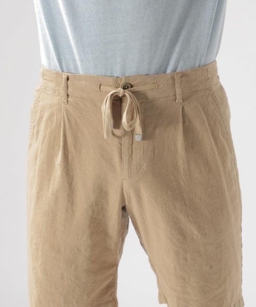 BAYFLOW（ベイフロー）の「BAYFLOW／ストレッチリネンショートパンツ 18SS（その他パンツ・メンズ・ベージュ/ネイビー/カーキ・SMALL/LARGE/MEDIUM）」の17枚目の写真