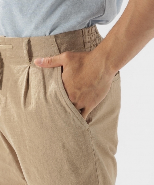 BAYFLOW（ベイフロー）の「BAYFLOW／ストレッチリネンショートパンツ 18SS（その他パンツ・メンズ・ベージュ/ネイビー/カーキ・SMALL/LARGE/MEDIUM）」の18枚目の写真