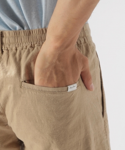 BAYFLOW（ベイフロー）の「BAYFLOW／ストレッチリネンショートパンツ 18SS（その他パンツ・メンズ・ベージュ/ネイビー/カーキ・SMALL/LARGE/MEDIUM）」の20枚目の写真