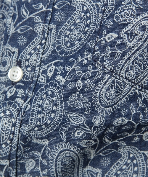 CIAOPANIC TYPY（チャオパニックティピー）の「デニムペイズリーシャツ（シャツ/ブラウス・メンズ・ネイビー/ブルー・SMALL/MEDIUM/LARGE）」の10枚目の写真