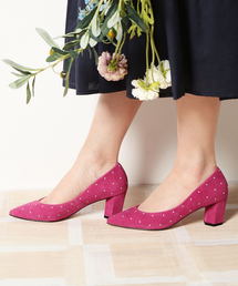 パール／スタッズパンプス