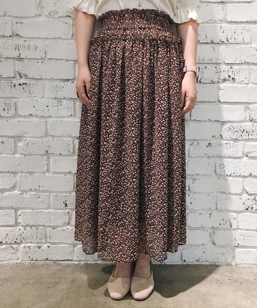 one after another NICE CLAUP（ワンアフターアナザーナイスクラップ）の「【ZOZO限定】柄アソートロングスカート（スカート・レディース・ブラック/ブラウン/イエロー/ピンク・FREE）」の12枚目の写真