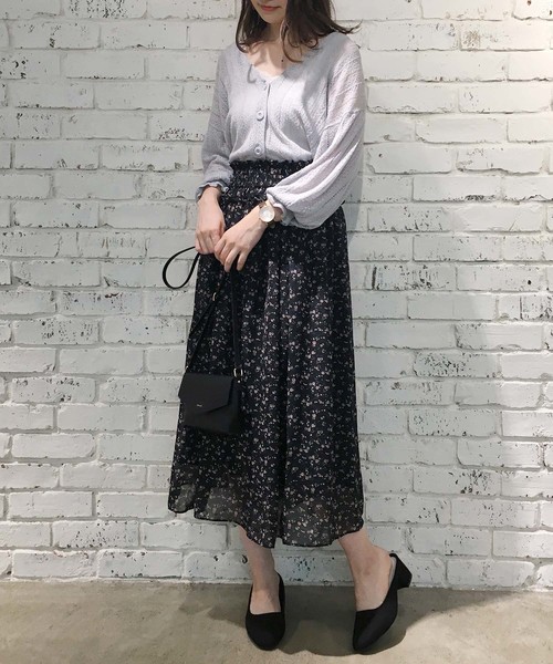 one after another NICE CLAUP（ワンアフターアナザーナイスクラップ）の「【ZOZO限定】柄アソートロングスカート（スカート・レディース・ブラック/ブラウン/イエロー/ピンク・FREE）」の20枚目の写真
