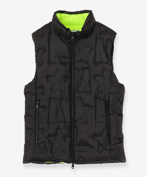 MARK & LONA(マークアンドロナ)の「M★ Embossed Down Vest(ダウンベスト・メンズ・ホワイト/チャコールグレー・46/48/50/44)」の3枚目の写真