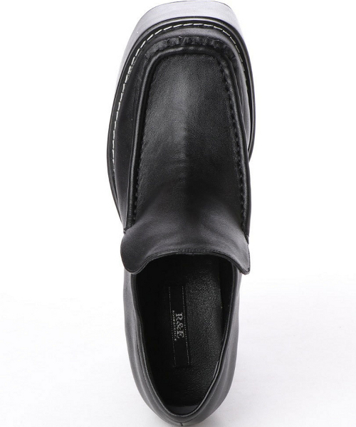 R&E(アールアンドイー)の「【ViVi9月号掲載】【R&E】厚底ヴァンプシューズ(ブーツ・レディース・ブラック/パイソン/ベージュ系その他・LL/S/M/L)」の6枚目の写真