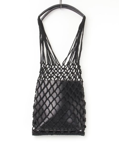 SEA（シー）の「レザーメッシュバッグ（ショルダーバッグ）」 - WEAR