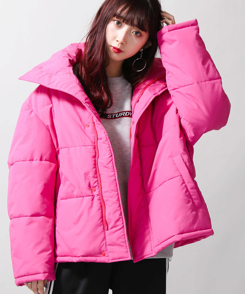 WEGO（ウィゴー）の「WEGO/ビッグシルエット中綿ジャケット（ダウン