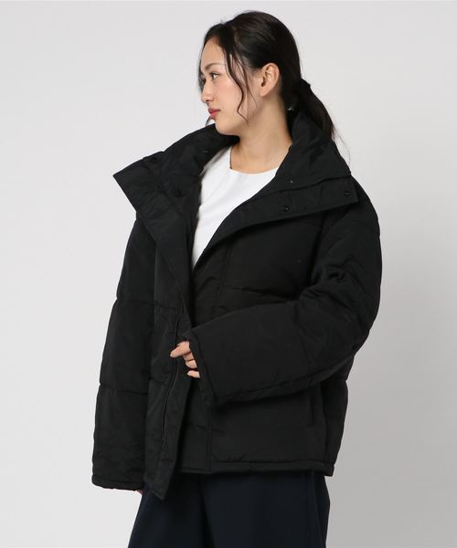 WEGO（ウィゴー）の「WEGO/ビッグシルエット中綿ジャケット（ダウンジャケット/コート・レディース・ブラック/ピンク/ブルー・FREE）」の14枚目の写真