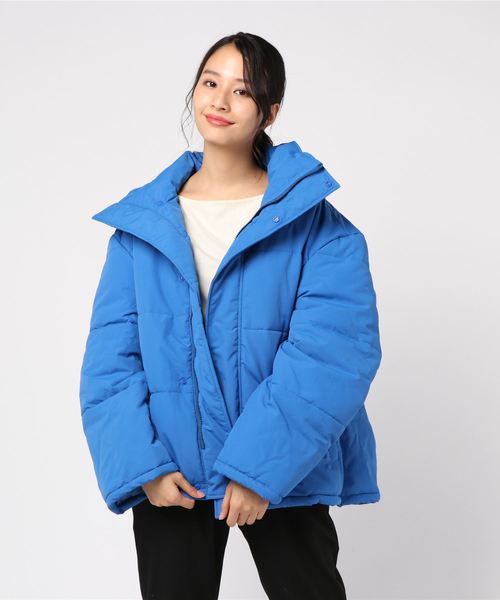 WEGO（ウィゴー）の「WEGO/ビッグシルエット中綿ジャケット（ダウンジャケット/コート・レディース・ブラック/ピンク/ブルー・FREE）」の15枚目の写真