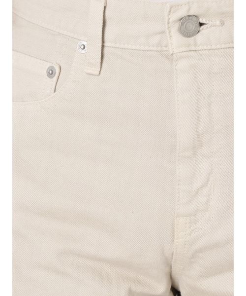 Ungrid(アングリッド)の「カットオフカラーワイドデニム(デニムパンツ・レディース・ベージュ/アイボリー・24inch/25inch/26inch)」の4枚目の写真