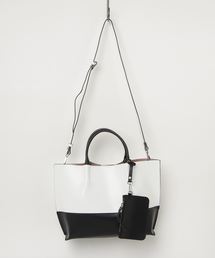 GIANNI CHIARINI: 【TWENTY】 バイカラー トートバッグ