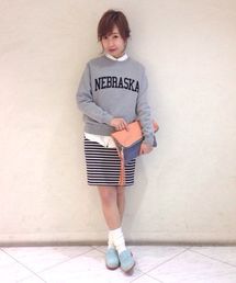 Another Edition | AE[A]ロゴSWEAT×BOR SK Ⅱ(ワンピース)