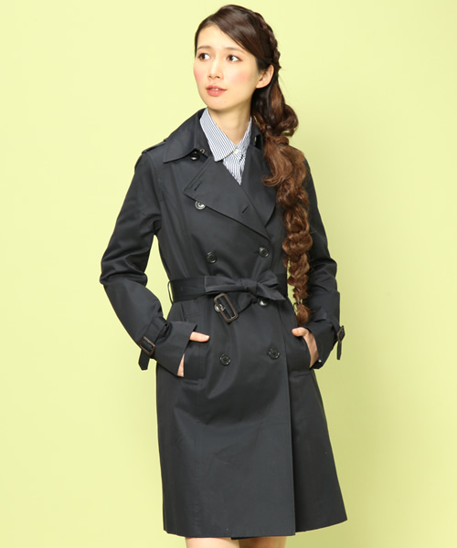 green label relaxing(グリーンレーベルリラクシング)の「◆GO GABA CHINFLAP トレンチコート(ライナーなし) GLH01 ◆(トレンチコート・レディース・ベージュ/ネイビー/ライトピンク・40/44/38/42/36/34)」の15枚目の写真