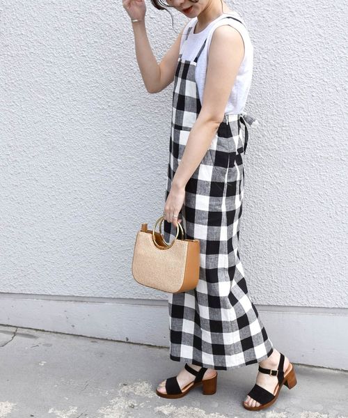 Khaju（カージュ）の「Khaju:ギンガムチェックワンピース（ワンピース