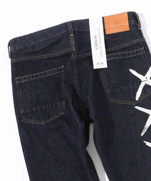 Scotch & Soda VERNON X W28 ペイントデニム 使用感少 SCOTCH&SODA（スコッチアンドソーダ）の「スコッチアンドソーダ SCOTCH