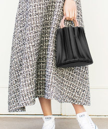 KOBE LETTUCE | ショルダー付きプリーツ2WAYハンドバッグ(ショルダーバッグ)