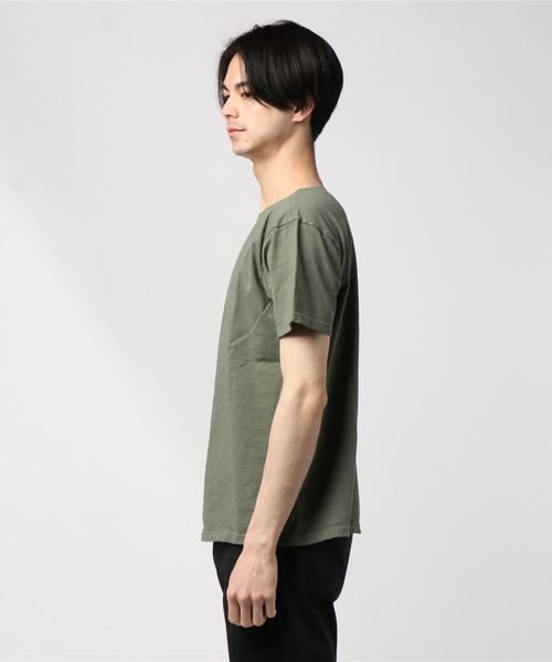 NECESSARY or UNNECESSARY（ネセサリーオアアンネセサリー）の「NECESSARY or UNNECESSARY /  MAC ショートスリーブTシャツ ＜MEN＞（Tシャツ/カットソー・メンズ・ホワイト/オリーブ/オレンジ・MEDIUM/LARGE）」の4枚目の写真