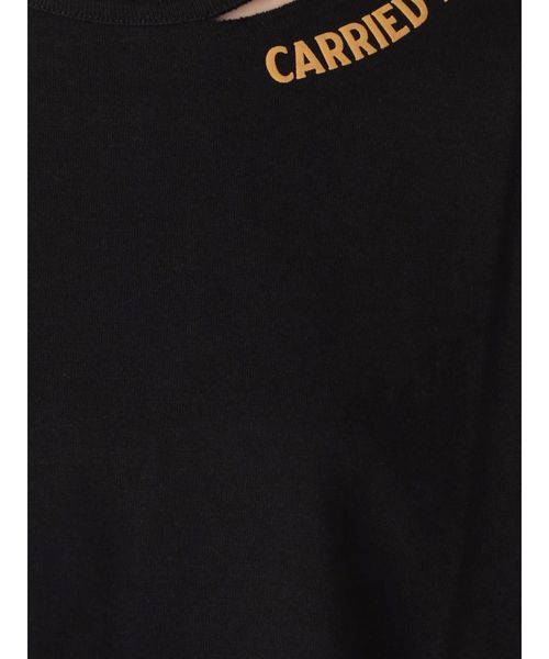 Ungrid（アングリッド）の「襟プリントTee（Tシャツ/カットソー・レディース・ブラック/オフホワイト/ダークオレンジ・FREE）」の20枚目の写真