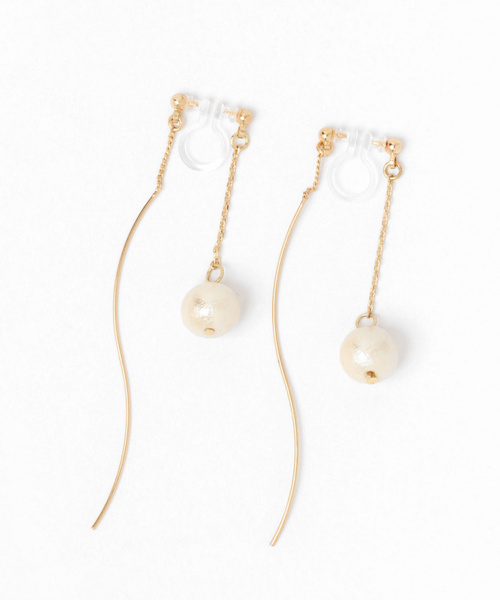 GLOBAL WORK（グローバルワーク）の「アソートノンホールイヤリング/843017（イヤリング・レディース・ホワイト/ライトグリーン/ホワイト系その他2/オレンジ系その他2/ゴールド/ホワイト系その他3/その他1/その他2/その他3/ホワイト系その他/オフホワイト・FREE）」の3枚目の写真