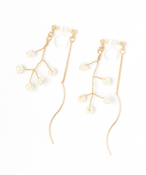 GLOBAL WORK（グローバルワーク）の「アソートノンホールイヤリング/843017（イヤリング・レディース・ホワイト/ライトグリーン/ホワイト系その他2/オレンジ系その他2/ゴールド/ホワイト系その他3/その他1/その他2/その他3/ホワイト系その他/オフホワイト・FREE）」の6枚目の写真