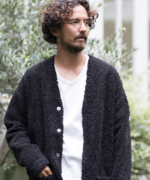 CAMBIO（カンビオ）の「mcg2494-ボアロングガウンカーディガン