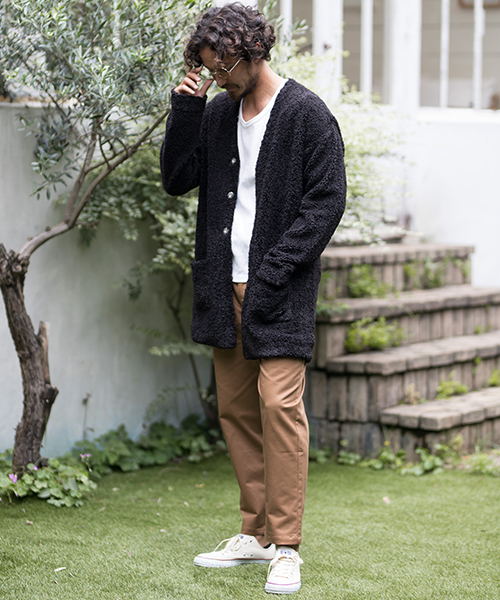 CAMBIO（カンビオ）の「mcg2494-ボアロングガウンカーディガン