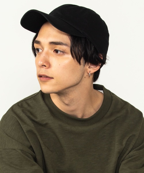 WEGO(ウィゴー)の「WEGO/プレーンローキャップ(キャップ・メンズ・ブラック/ワイン/ダークベージュ/ダークグレー・FREE)」の5枚目の写真