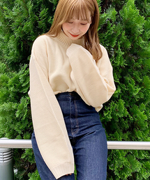 apres jour | ガーター編み袖ボリュームニット【ZOZOTOWN限定アイテム】(ニット/セーター)