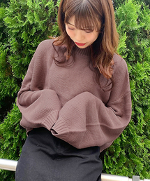 apres jour | ガーター編み袖ボリュームニット【ZOZOTOWN限定アイテム】(ニット/セーター)