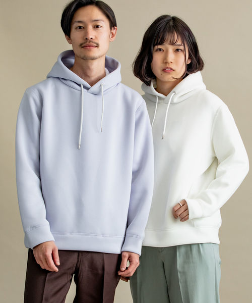 SHIPS（シップス）の「SC: バルキー ポンチ プルオーバー パーカー（パーカー・メンズ・ライトグレー/ブラック/ネイビー/カーキ/オフホワイト/アイボリー/ベビーピンク/ライトブルー/ライトホワイト・SMALL/MEDIUM/LARGE/X-LARGE）」の7枚目の写真