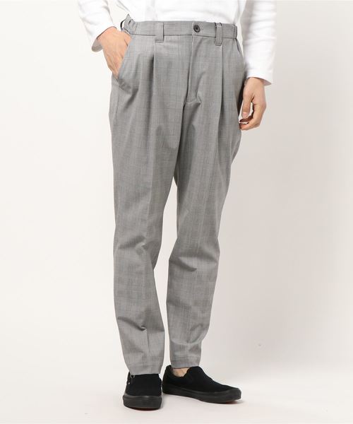 UNITED TOKYO（ユナイテッドトウキョウ）の「パターンサイドゴムサマースラックス（スラックス・メンズ・ベージュ/グレー/ライトグレー/グリーン/チャコールグレー/グレイッシュベージュ・1/2/4/3）」の3枚目の写真