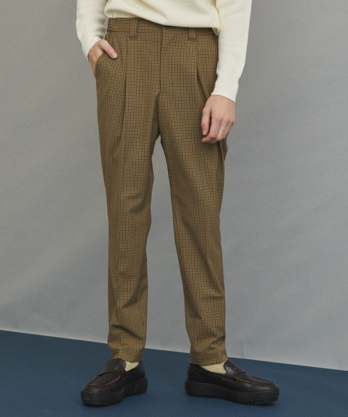 UNITED TOKYO（ユナイテッドトウキョウ）の「パターンサイドゴムサマースラックス（スラックス・メンズ・ベージュ/グレー/ライトグレー/グリーン/チャコールグレー/グレイッシュベージュ・1/2/4/3）」の5枚目の写真