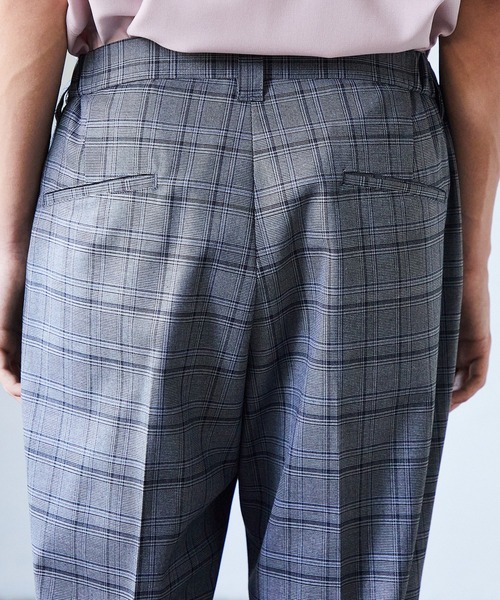 UNITED TOKYO（ユナイテッドトウキョウ）の「パターンサイドゴムサマースラックス（スラックス・メンズ・ベージュ/グレー/ライトグレー/グリーン/チャコールグレー/グレイッシュベージュ・1/2/4/3）」の18枚目の写真