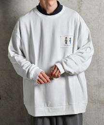 kutir | 叩きつけ刺繍スウェット(スウェット)