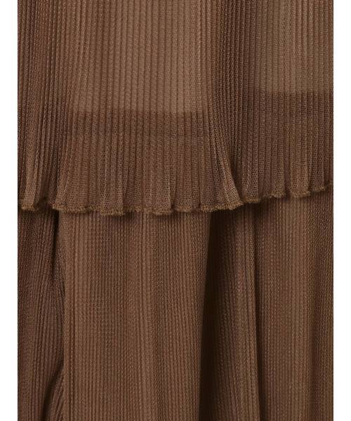 dazzlin（ダズリン）の「ファインプリーツチュールスカート（スカート・レディース・オフホワイト/ミント/モカ・FREE）」の22枚目の写真