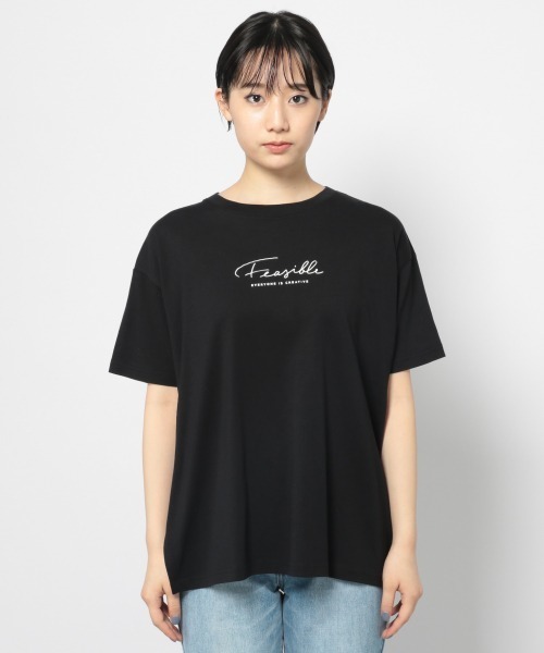 PAGEBOY（ページボーイ）の「サイドスリットロゴTシャツ（Tシャツ/カットソー・レディース・ブラック/オフホワイト/イエロー系その他・FREE）」の16枚目の写真