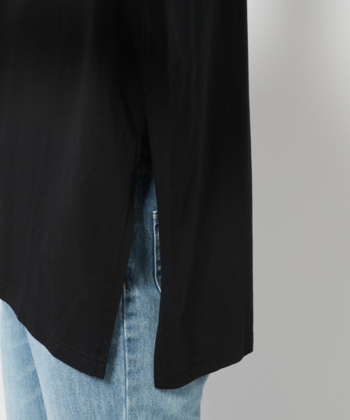 PAGEBOY（ページボーイ）の「サイドスリットロゴTシャツ（Tシャツ/カットソー・レディース・ブラック/オフホワイト/イエロー系その他・FREE）」の9枚目の写真