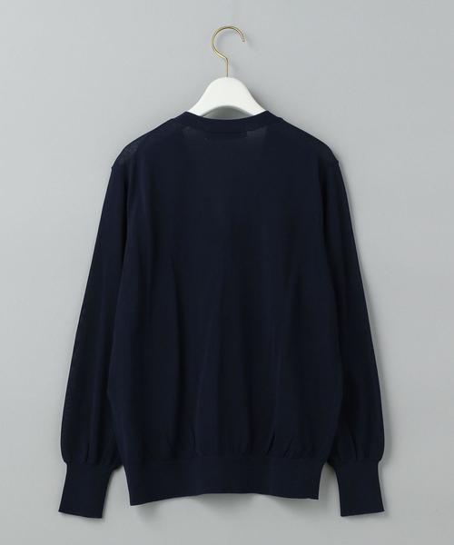 WORK TRIP OUTFITS GREEN LABEL RELAXING（ワークトリップアウトフィッツグリーンレーベル リラクシング）の「【WORK TRIP OUTFITS】★WTO D 天竺 Vネックカーディガン（カーディガン/ボレロ・レディース・ライトピンク/ライム/ネイビー/ホワイト・FREE）」の10枚目の写真